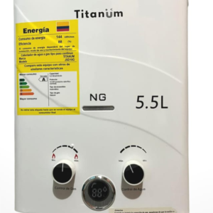 CALENTADOR TITANIUM 5.5 LITROS GAS NATURAL