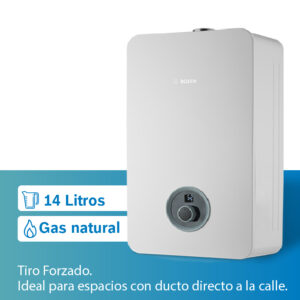Calentador De Agua 14 Litros Tiro Forzado De Paso A Gas Natural/Glp Therm 2400 F Marca Bosch